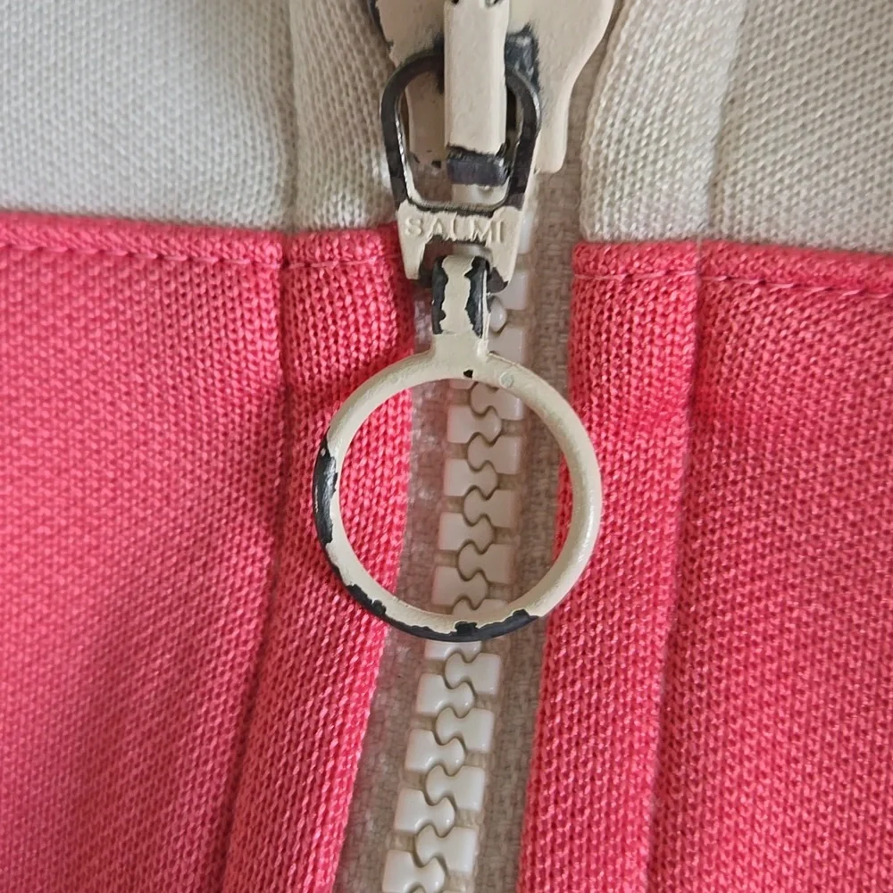 Lacoste Women's Pink and Brown Track Jacket - Picture 9 of 9